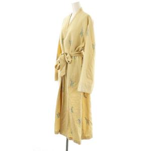 NE QUITTEZ PAS! 23SS Cotton Linen Twill Embroidery Coat スプリングコート ロング