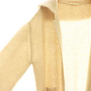 NE QUITTEZ PAS! モヘヤロングカーディガン ニット 前開きトッパー ベージュ /AT OS SH