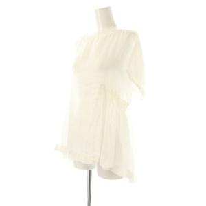 NE QUITTEZ PAS! 24SS Ramie Smocking Short Sleeve Blouse ブラウス 半袖 プルオーバー