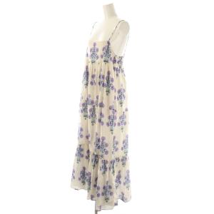 NE QUITTEZ PAS! 24SS Cotton Jacquard Marigold Print Cami Dress