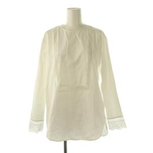24AW Poplin Dobby Square Lace Shirts シャツ ブラウス レース 長袖