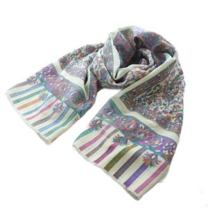 総柄ストール 大判 マルチカラー SH /RI OS