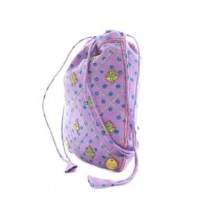 NE QUITTEZ PAS! ×BOTEH 巾着 ポシェットバッグ ショルダー 刺繍 紫 黄緑 SH /RI OS