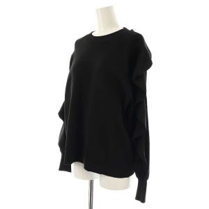 ADORE 24SS ラッフルニットトップス セーター 長袖 38 黒 /NR OS
