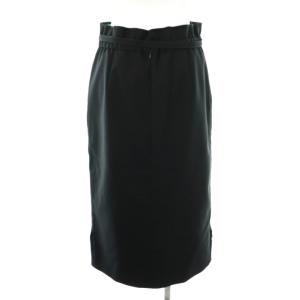 ADORE 23SS バイカラーボンディングスカート タイトスカート 36 濃紺 ネイビー グリーン /ES OS