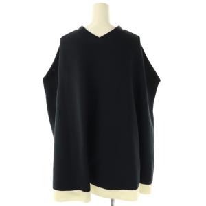 ADORE 24SS ドライストレッチニット プルオーバー 38 ネイビー /DF OS