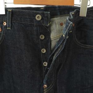 Levi's 702XX 復刻 ビッグE シンチバック 赤耳 デニムパンツ W36 ネイビー