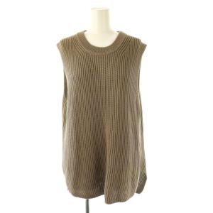 24SS Polite ニット ベスト ベージュ /HK OS