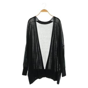 24SS shake code ショートカーディガン ニット 長袖 ネイビー /HK OS