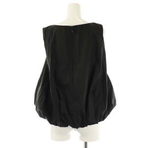 UNITED ARROWS バルーン ノースリーブ ブラウス シャツ 黒 /CX OS