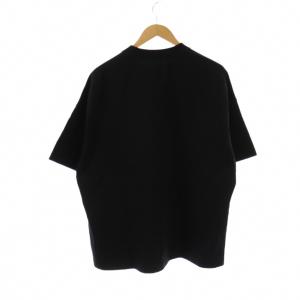 JIL SANDER 23SS J22GC0119 パームツリービーズ刺繍 オーバーサイズTシャツ XL ブラック