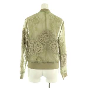 FRAY I.D ケミカルシースルーブルゾン ジャケット ジップアップ 1 カーキ /MY OS