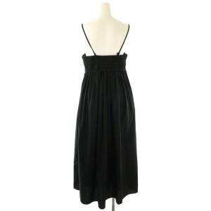 Spick&Span 23SS ライトブロードボリュームドレス ブラック /DO OS