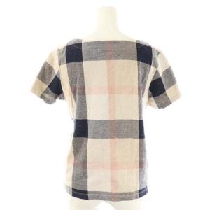 BLUE LABEL CRESTBRIDGE セットアップ 上下 カットソー 半袖 フレアスカート ロング チェック コットン 38 マルチカラー /NR