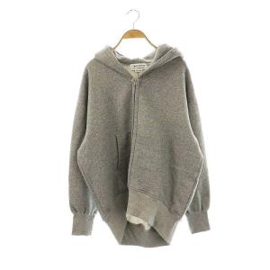 アパルトモン WIDE FULLZIP HOODIE パーカー ジャケット ジップアップ グレー /NR