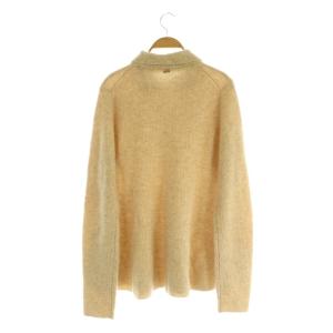 MILA OWEN MILAOWEN 24AW 衿付きペプラムニットプルオーバー セーター 長袖 ラメ スパンコール 0 ベージュ /MY OS