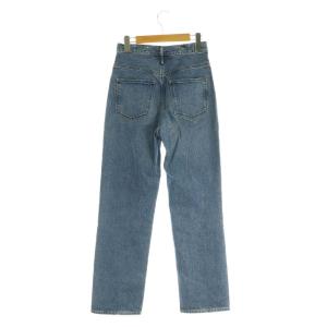 upper hights ハイライズストレートデニム パンツ ジーンズ ダメージ加工 THE COUSIN IENA別注 22 ブルー