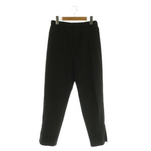 スリットテーパードパンツ イージー 36 ブラック /MY OS