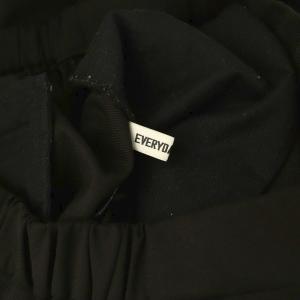 EVERYDAY I LIKE スリットテーパードパンツ イージー 36 ブラック /MY OS