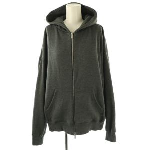 24AW NEWウォームジップフーディ パーカー AP STUDIO グレー /DF OS