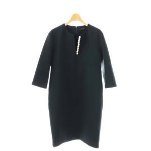 ycd-421-807 フェイクパールスリットライン ワンピース 44 ネイビー