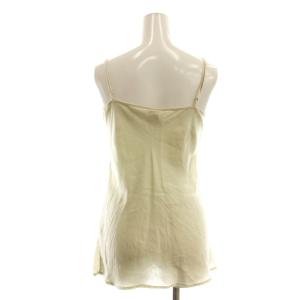 BASERANGE シルクキャミソールブラウス S アイボリー /ES OS