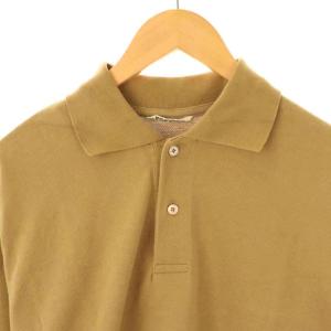 AURALEE 25SSCotton Heavy Pique POLOポロシャツ 4 カーキベージュ /CX OS SH