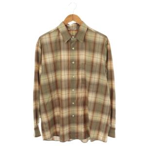 25SS SUPER LIGHT WOOL CHECK SHIRT 4 ベージュ