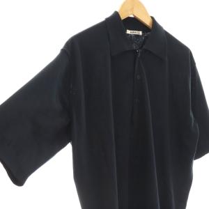 AURALEE 25SS SUPER HIGH GAUGE COTTON KNIT POLO
