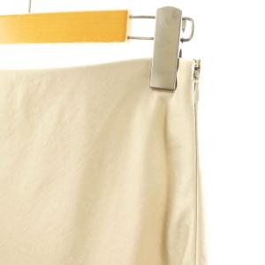 23区 23AWヴィンテージサテンIライン スカート ロング 36 アイボリー /CX OS SH