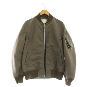 Nylon Twill Blouson MA-1ジャケット 2 カーキブラウン SCM-051