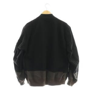 sacai Garment Dye Blouson 2 ブラック チャコール 25-03669M