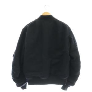 COMOLI シルクナイロン MA-1 2 ブラック U03-04005