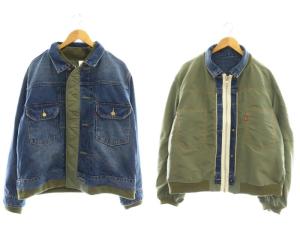 ×Levis 25-03707M 25SS DenimxNylon Twill Reversible