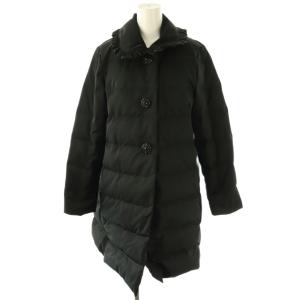 フリル ダウンコート アウター 2 ブラック /ES OS