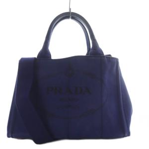 ミニ カナパ 2WAY トートバッグ キャンバス ブルー