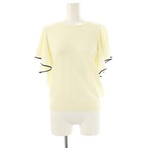 フレアスリーブニットプルオーバー F オフホワイト /DF OS