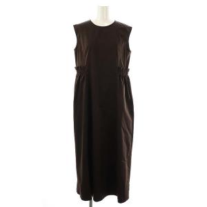 Color Me ワンピース ノースリーブ ロング 36 ブラウン /CX OS