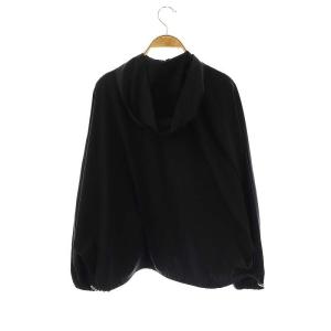 Stola. マルチウェザーパーカー ジャンパー ジップアップ ドルマンスリーブ F 黒 /CX OS