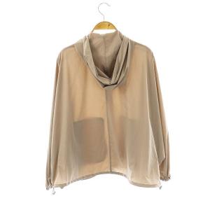 Stola. マルチウェザーパーカー ジャンパー ジップアップ ドルマンスリーブ F グレージュ /CX OS