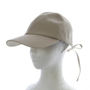 帽子 キャップ 野球帽 コットン バックリボンモチーフ ベージュ /YO29