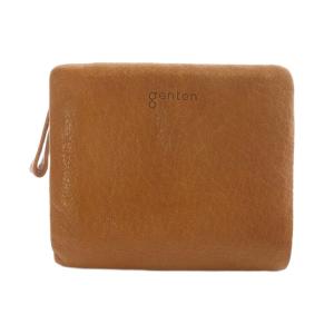 ゴートベーシック 二つ折り財布 ロゴ レザー 茶色 ブラウン /SR13 SH