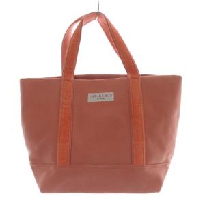 FEILER ラブラリー オールドテディ ワッペントートバッグ L ハンドバッグ オレンジ /SR10 SH