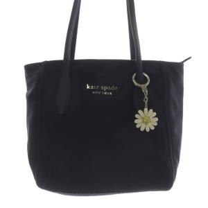 kate spade new york ナイロントートバッグ ハンドバッグ ロゴ 黒 ブラック PXRUB357 /SR8 SH