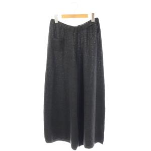 リネンニットパンツ ワイド イージー 2 チャコールグレー /DO OS SH