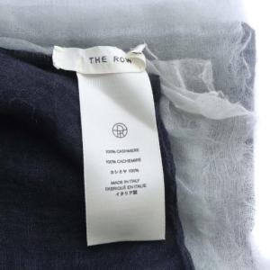 The Row ストール グラデーション カシミヤ ネイビー グレー