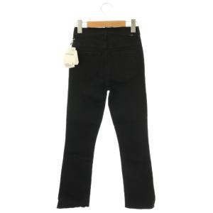 MOTHER INSIDER CROP STEP FRAY デニムパンツ ジーンズ ジッパーフライ 24 ブラック /DO