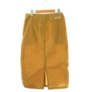 L'Appartement AMERICANA Nylon Tight Skirt タイトスカート ミモレ ロング S 茶 ブラウン