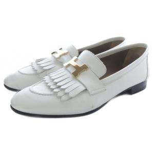 モカシン ロワイヤル ローファー 36 ホワイト AF221270Z
