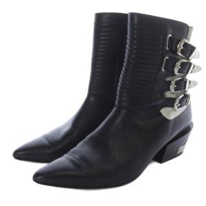 TOGA PULLA CITY SHOP別注 4 metal short boots ブーツ ショート レザー ポインテッドトゥ